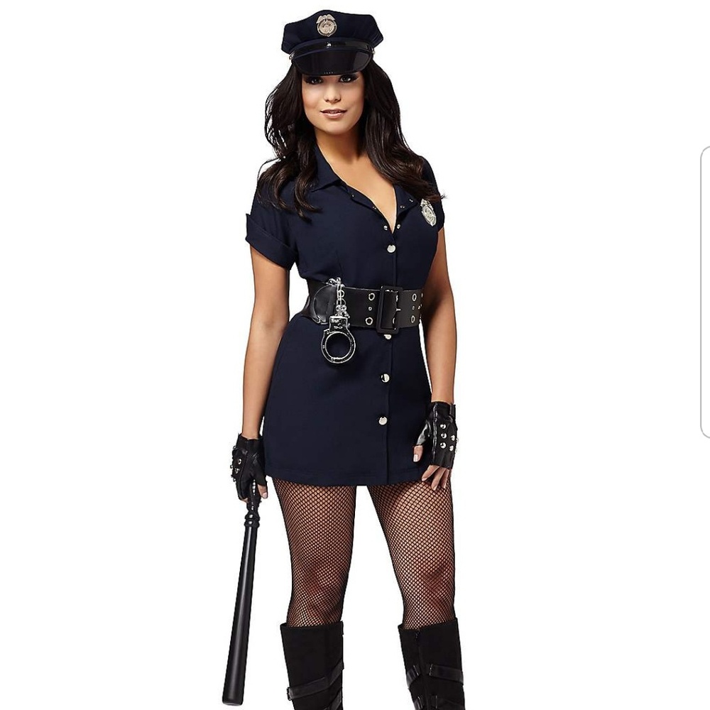 Sexy cop Halloween costume w/ accessories